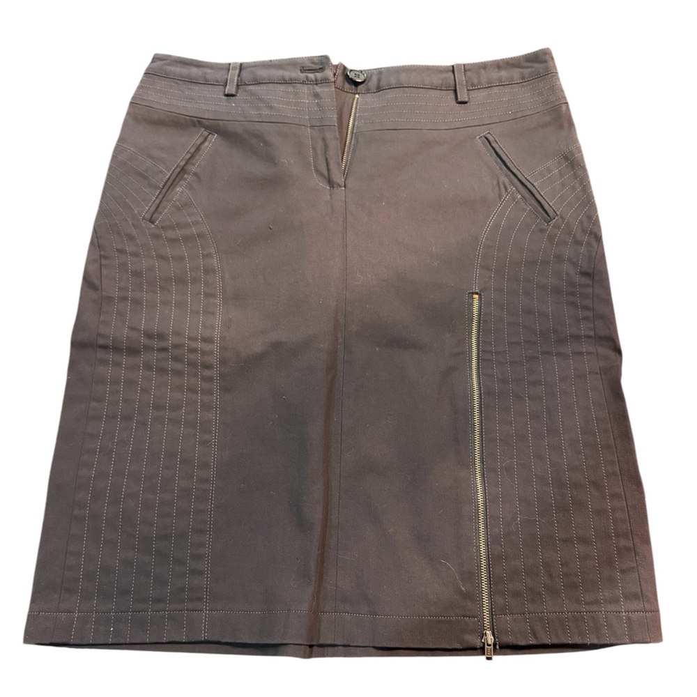 NOOW gray Zip Detail Mini Skirt – Size M